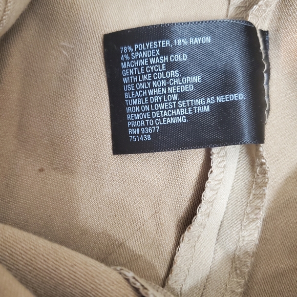 East 5th Khaki Mini Skirt size 12 - Picture 3 of 6